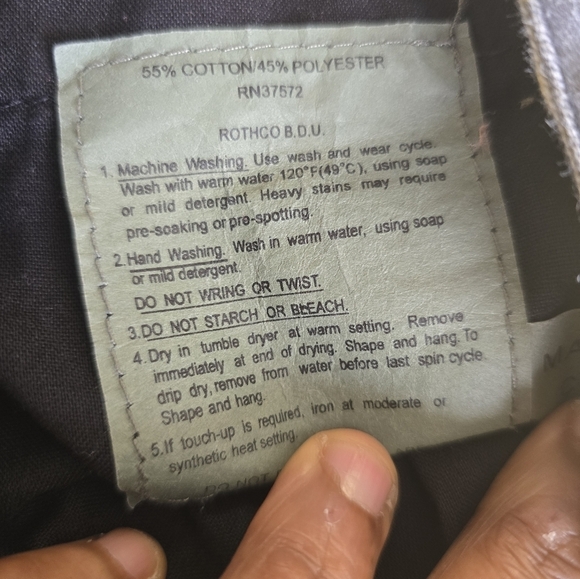 Rothco Cargo Camouflag Pants Men Regular Yellow Stinger Surplus Drawstring 27x30 - Picture 9 of 13